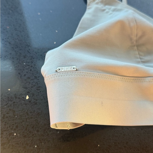 Pink Victoria’s Secret Women's Pink and Gray Bralette Set - Picture 4 of 5